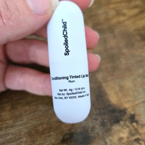 SpoiledChild Conditioning Tinted Lip Balm in Plum - Picture 2 of 5